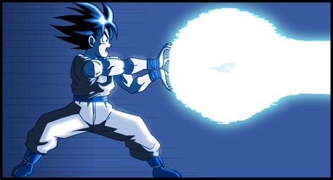 Goku KameHameHa by DBZwarrior on DeviantArt