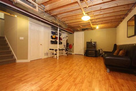 20 Gorgeous Basement Flooring Ideas