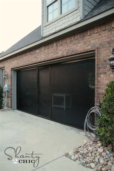 9 DIY Garage Door Screen Projects - DIYnCrafty