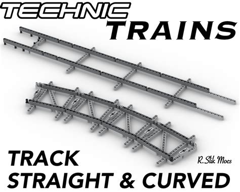 LEGO MOC Train Track: Straight and Curved V2 by Technic TRAIN Man ...