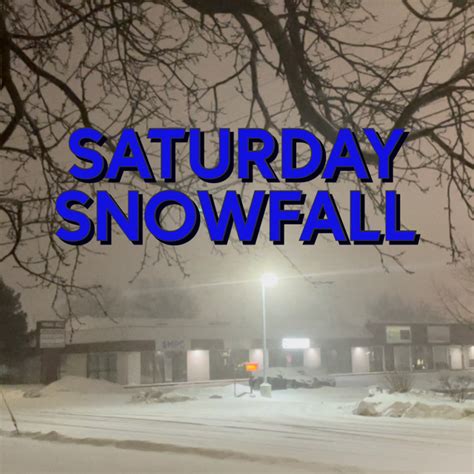 Snowy Saturday as Winter Storm moves in and temperatures plunge