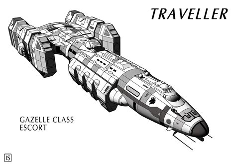 Traveller: Gazelle | Traveller rpg, Spaceship art, The stars my destination