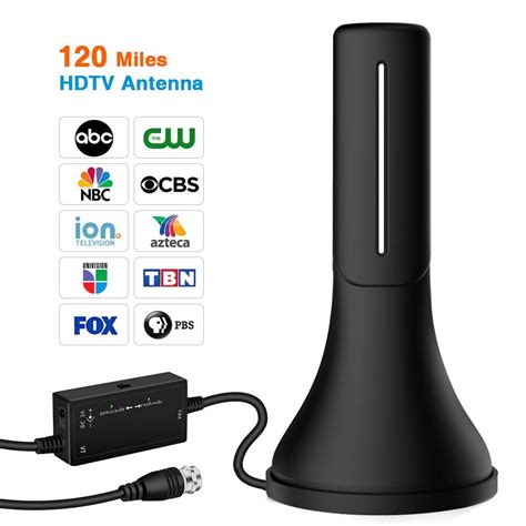 HDTV Antenna - Newest Portable Indoor Digital Antenna 50 Mile Long ...