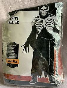 CRYPT KEEPER HALLOWEEN COSTUME~BRAND NEW~SIZE MEN'S ADULT PLUS 4 Piece ...