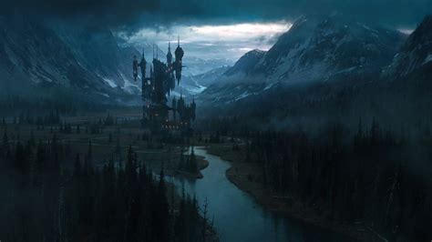 ArtStation - Castlevania Season 2 Backgrounds, Sean Vo | Landscape ...