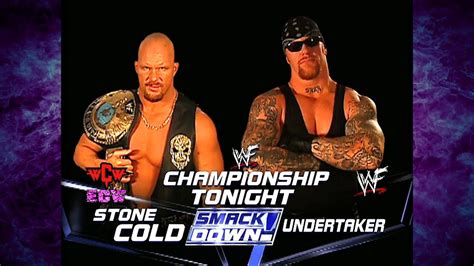 The Undertaker vs Stone Cold Steve Austin WWF Title Match 11/1/01 (1/2 ...