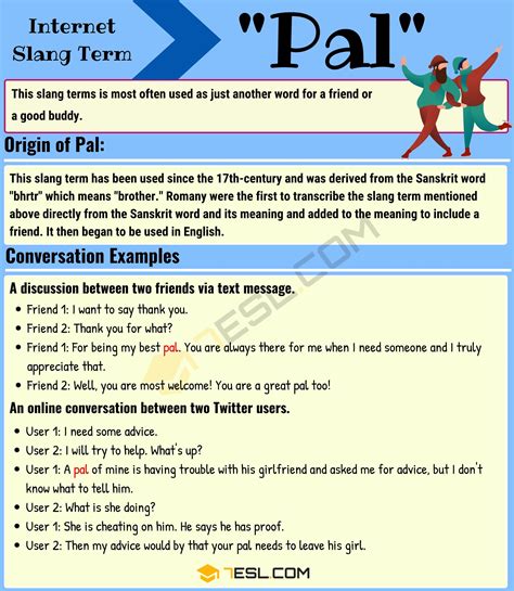 Pal Meaning, Origin and Examples • 7ESL