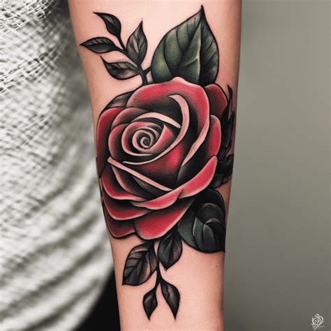 90 Rose Tattoo Ideas Created with Ai | artAIstry