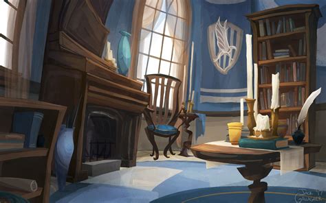 Ravenclaw Common Room by TofuSlaw on DeviantArt