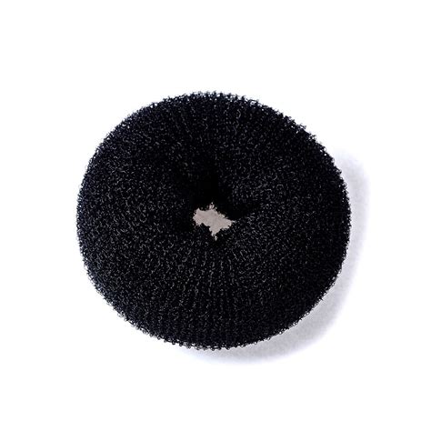 Large Hair Bun Donut - Black | Claire's