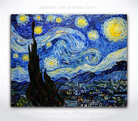 Starry Night Van Gogh Original Painting