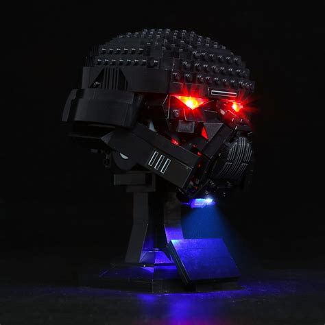 LEGO Dark trooper helmet Advance lighting kit #75343 - Light Up Brick