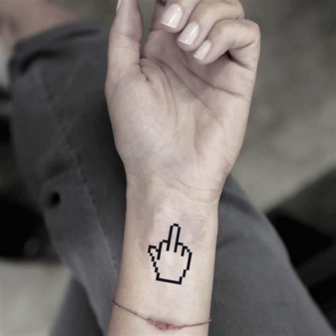 30 Amazing Middle Finger Tattoo Designs and Ideas - Body Art Guru ...