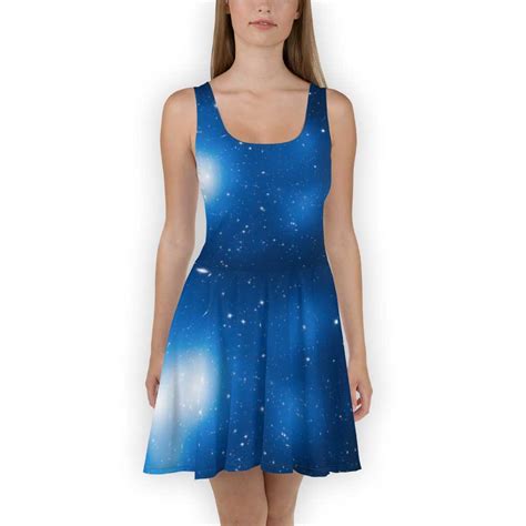 Dark Matter Blue Galaxy Dress ⋆ Stardust Central