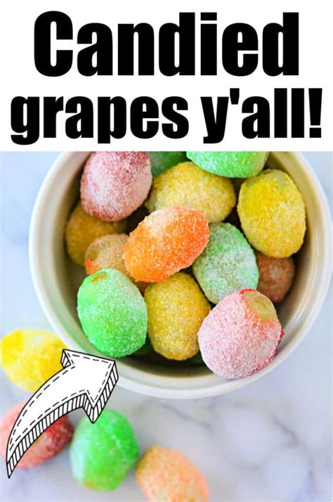 How to Make Candied Grapes with Jello or Jolly Ranchers