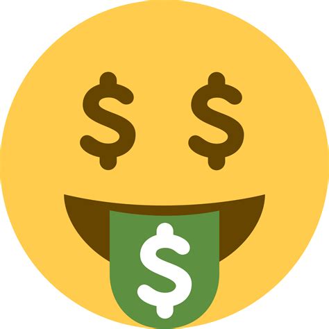 "money-mouth face" Emoji - Download for free – Iconduck