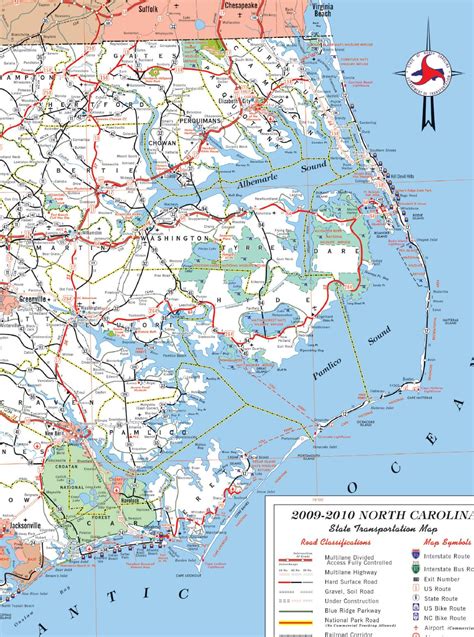 MAP OF THE SHORE | Cities in north carolina, Nc county map, North ...