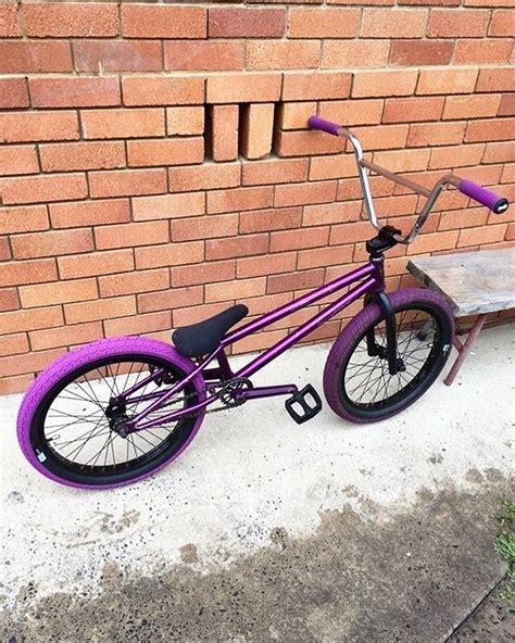 @jesse_pooley 's violet frame is insane beautiful | Bmx bikes, Bmx ...