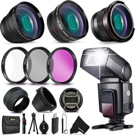 Amazon.com : Professional Accessories Kit for Canon EOS 90D 80D 77D 70D ...