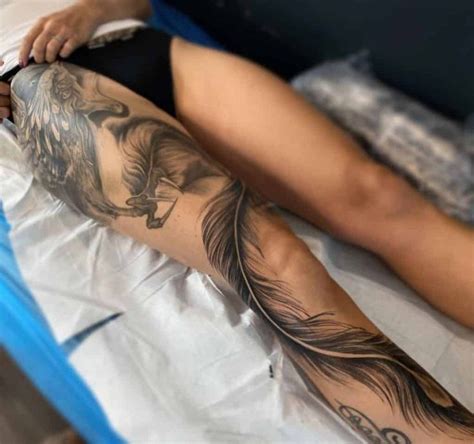 Leg Sleeve Phoenix Tattoo | Phoenix tattoo, Phoenix tattoo design, Leg ...