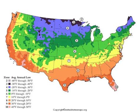 US Climate Map | Climate Map of America in PDF