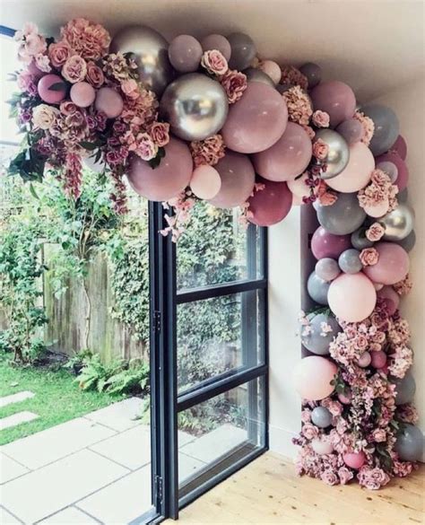 Floral balloon arch – Artofit