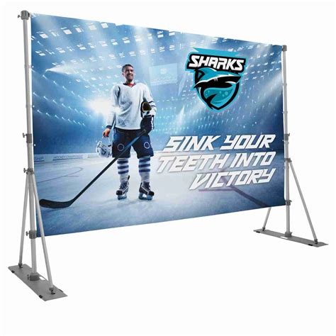 Outdoor Banner Wall Stand Only - Outdoor Banner Displays