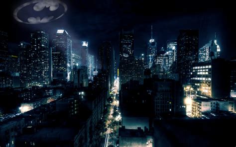 inicio y escape: Gotham City skyline