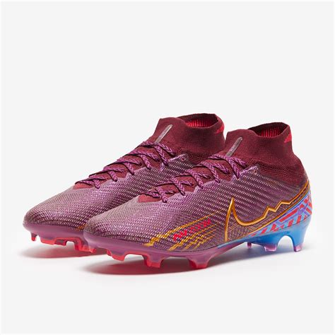 Nike Air Zoom Mercurial Superfly IX Elite KM FG - Dark Beetroot/Mtlc ...