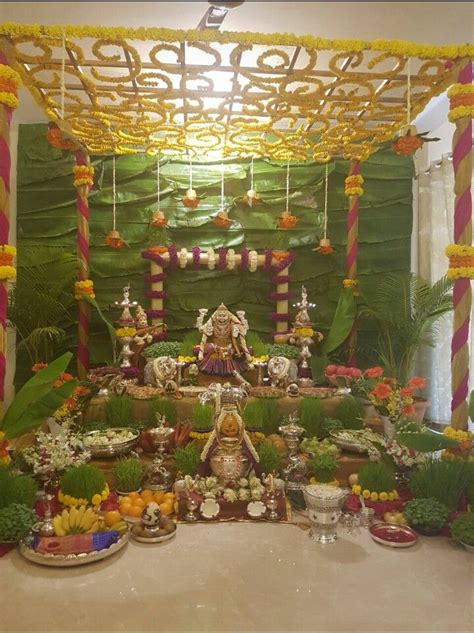 36 Best Photos Flower Decoration For Satyanarayan Pooja ...