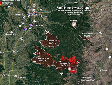 Northwest Fire Map