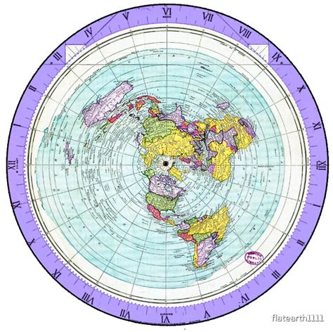 World Map Flat Projection