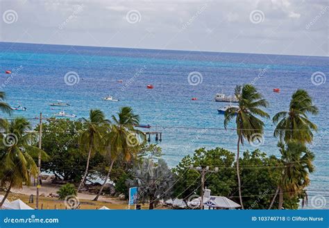 Fishing Community at Oistins Beach, Barbados Stock Photo - Image of ...