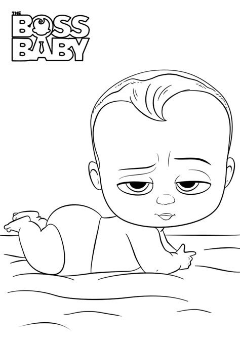 15 Free Printable The Boss Baby Coloring Pages