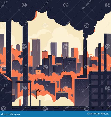 Futuristic city view stock vector. Illustration of poster - 288737558