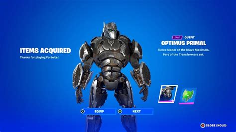 How to Get Optimus Primal Skin for FREE in Fortnite! - YouTube