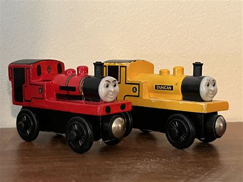 Custom Wooden Railway RWS Inspired Duncan by 13ComicFan on DeviantArt