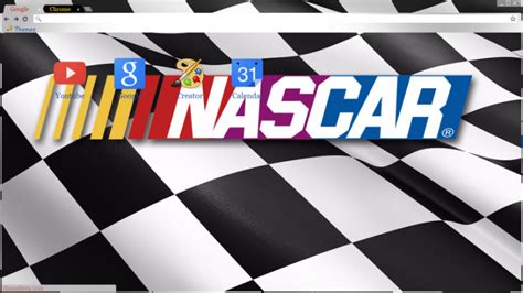 NASCAR Theme Chrome Theme - ThemeBeta