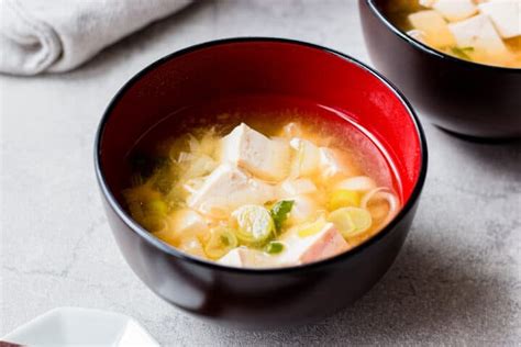 Tofu Miso Soup with Instant Dashi Powder - Chef JA Cooks