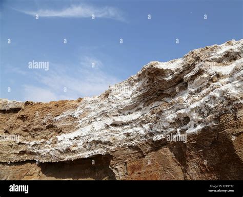 dead sea salt at Jordan Stock Photo - Alamy