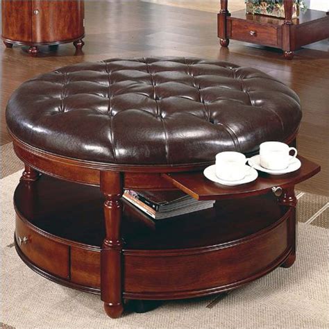 Round Ottoman Coffee Table - Ideas on Foter