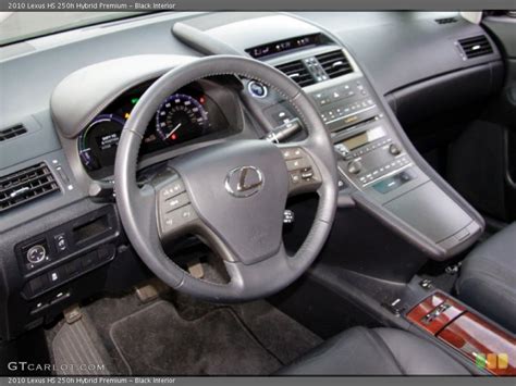 Black Interior Dashboard for the 2010 Lexus HS 250h Hybrid Premium ...