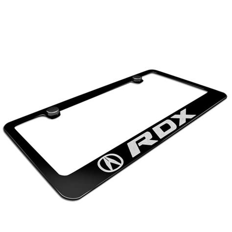 Acura RDX Black Metal License Plate Frame - Car Beyond Store