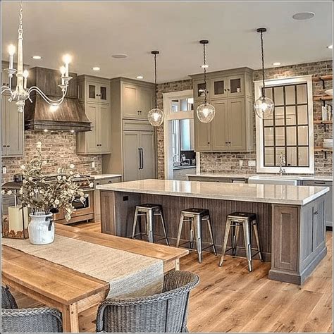 Farmhouse Two Tone Kitchen Cabinets: 15 Rustic And Charming Designs For ...