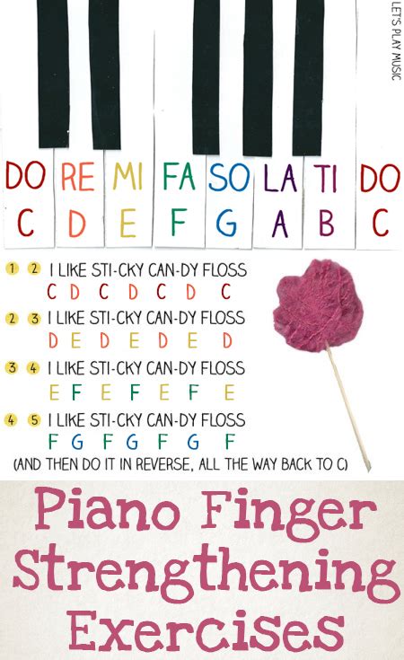 First Piano Lessons: Finger Strengthening Exercises - Let's Play Music