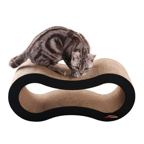 Amazon.com : PetCheer Ultimate Cat Scratcher Lounge Bed with Catnip ...