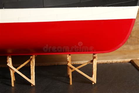 Ship model scene. stock photo. Image of container, port - 107932644