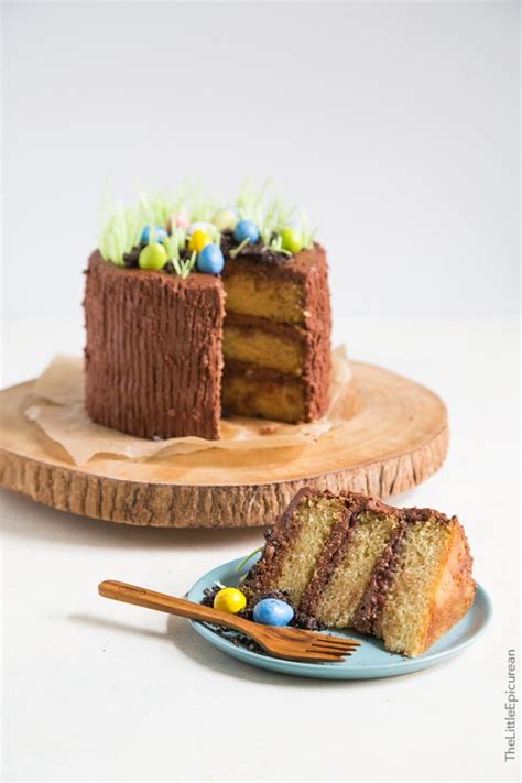 Easter Egg Chocolate Cake - The Little Epicurean