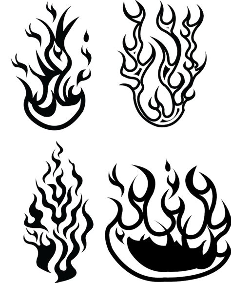 Fire SVG Files Fire Clipart Fire Dxf Files Flames Cricut - Etsy