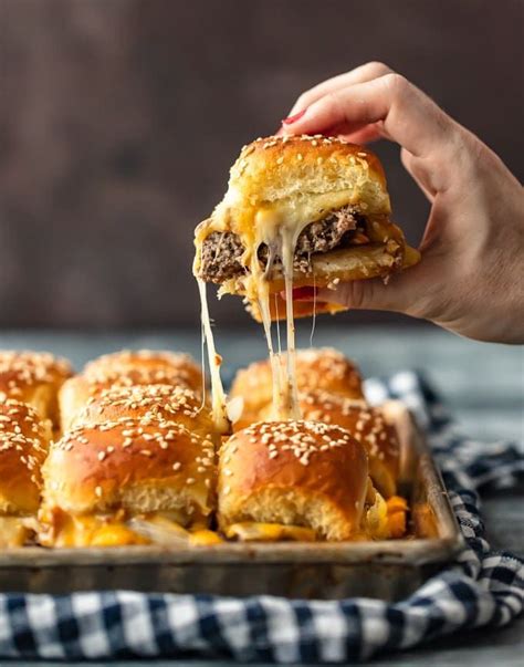 Cheeseburger Sliders are a fun and easy meal perfect for those busy ...